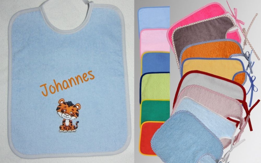 personalisiertes Laetzchen in verschiedenen Farben für Babys